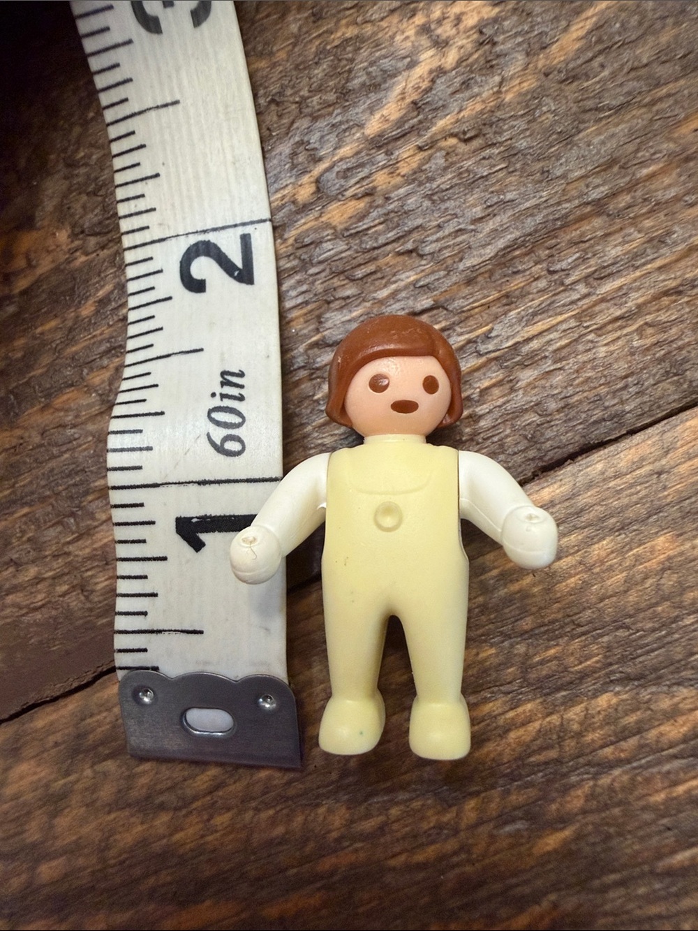 PLAYMOBIL BABY FIGURE Brown Hair moveable arms GIRL Vintage replacement FAMILY